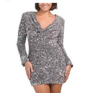 4th & Reckless - Devi Sequin Mini Dress - XS